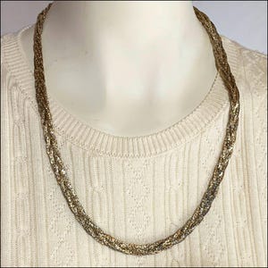 Braided Chain 50g Vintage Necklace 24”