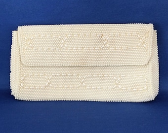Faux Pearl Vintage Evening Clutch AS IS