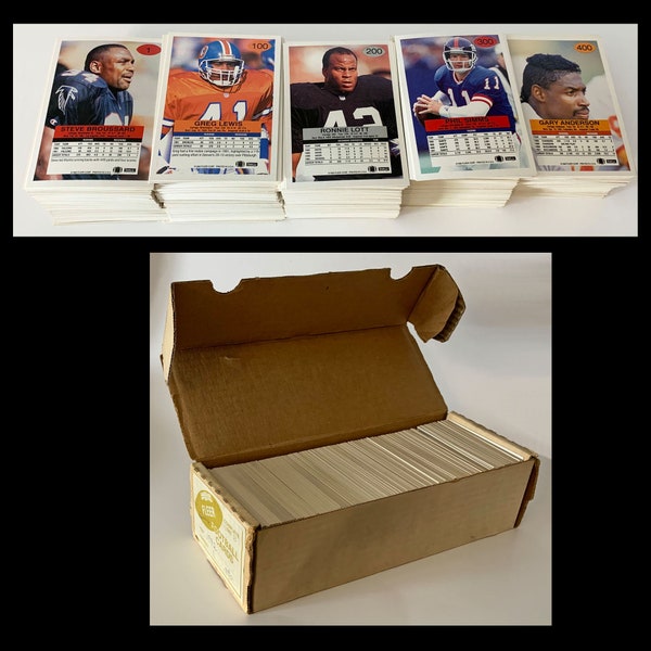 Football Cards Complete Set Etsy