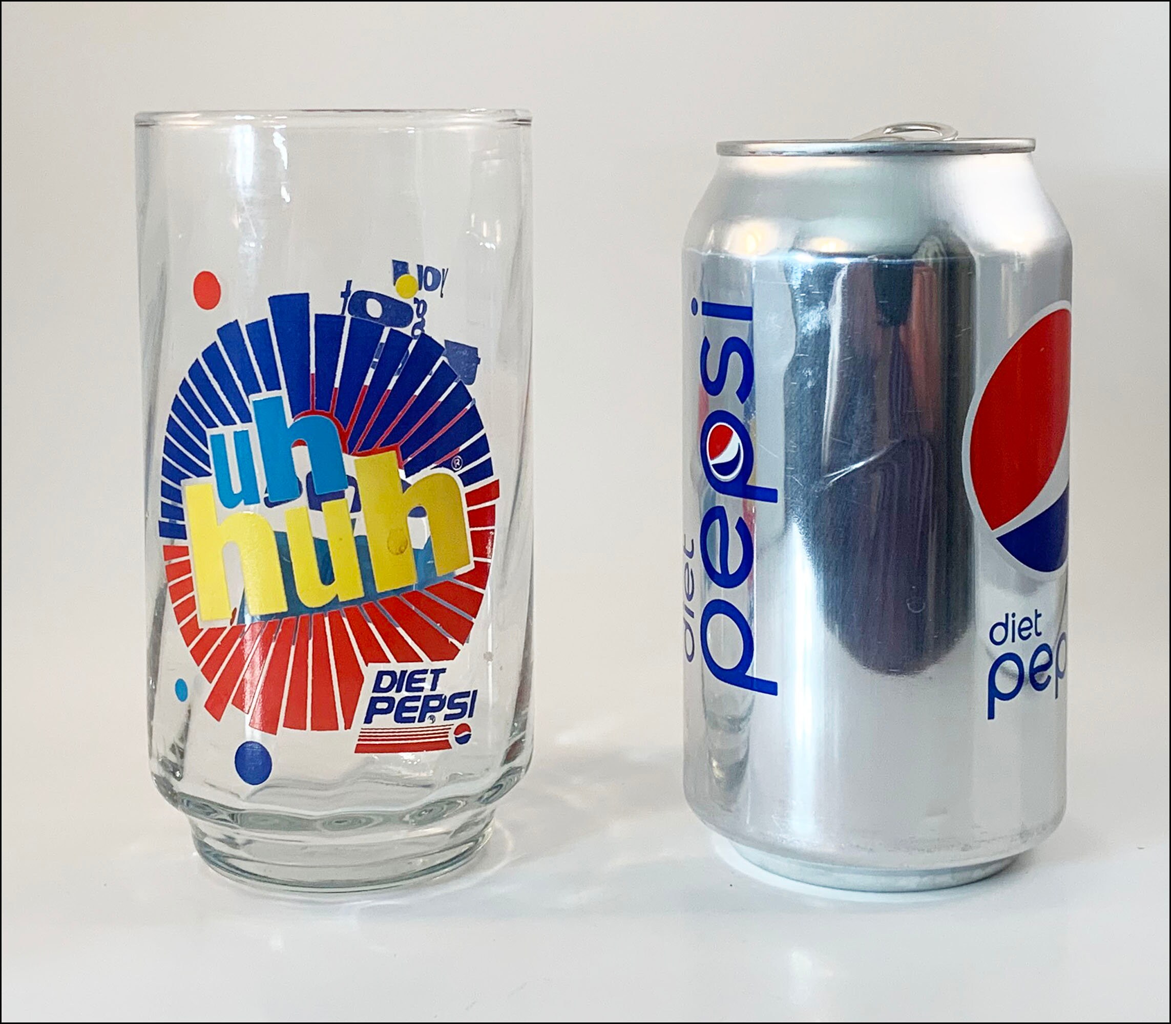 Vintage Diet Pepsi Drinking Glass 1990s You Got the Right One Etsy