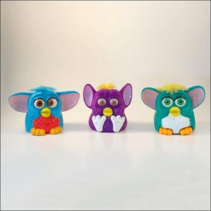 1998 McDonald&#39;s Furby Vintage Toys Set of 3