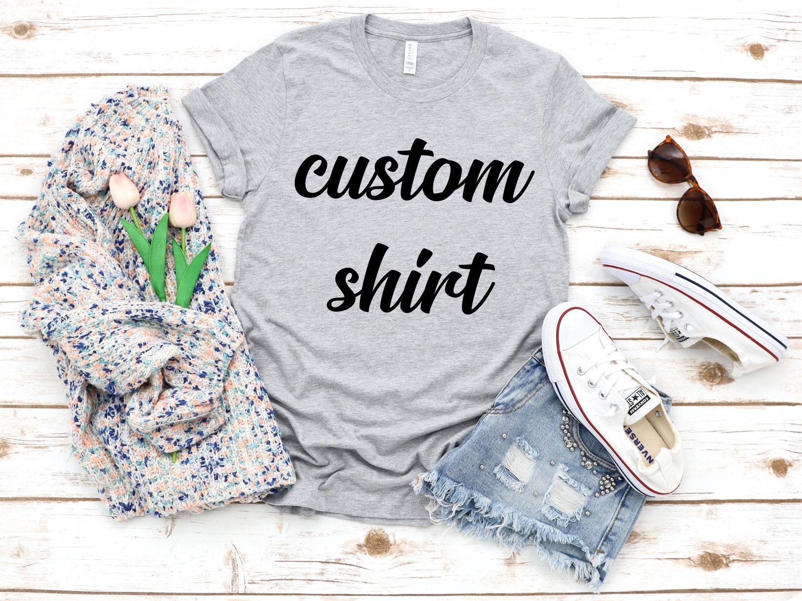 Custom Shirt Personalized Shirt Custom Tshirt Custom Shirt | Etsy
