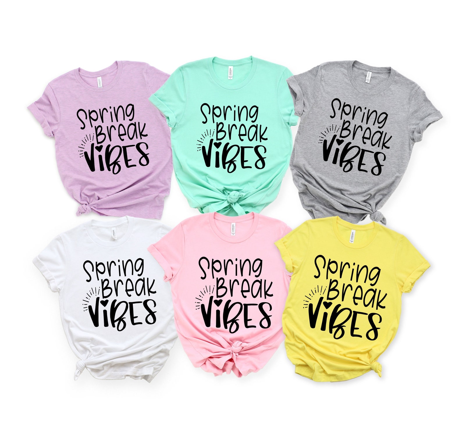 Spring Break Shirt Spring Break Vibes Spring Break Tee Etsy