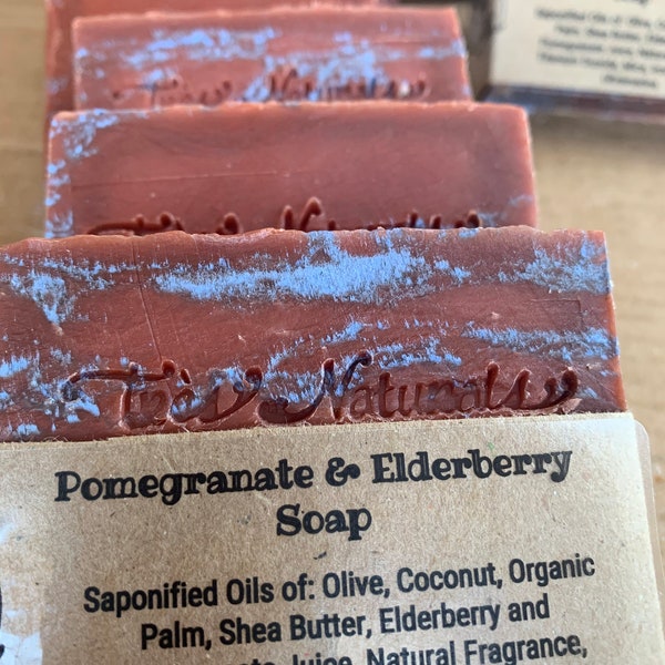 Pomegrante Elderberry Soap