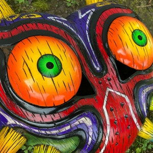 Final Sales (Read Description), Life Size, Handmade, Majora’s Mask Replica/Cosplay Mask (Fully Painted)