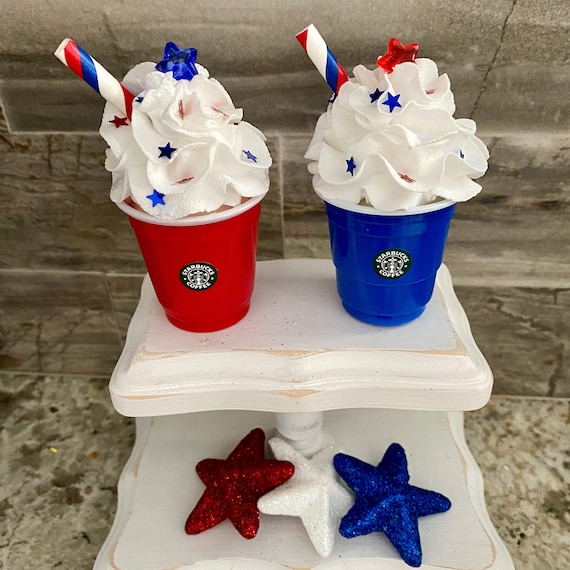 Starbucks Memorial Day Special 2018 Starbucks Inspired Mini Parfaits 4th of July or Memorial Day - Etsy