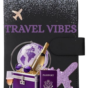 Passport Holder Women Wallet Rfid Blocking Passport Wallet Cover Case Travel Essentials Document Organizer