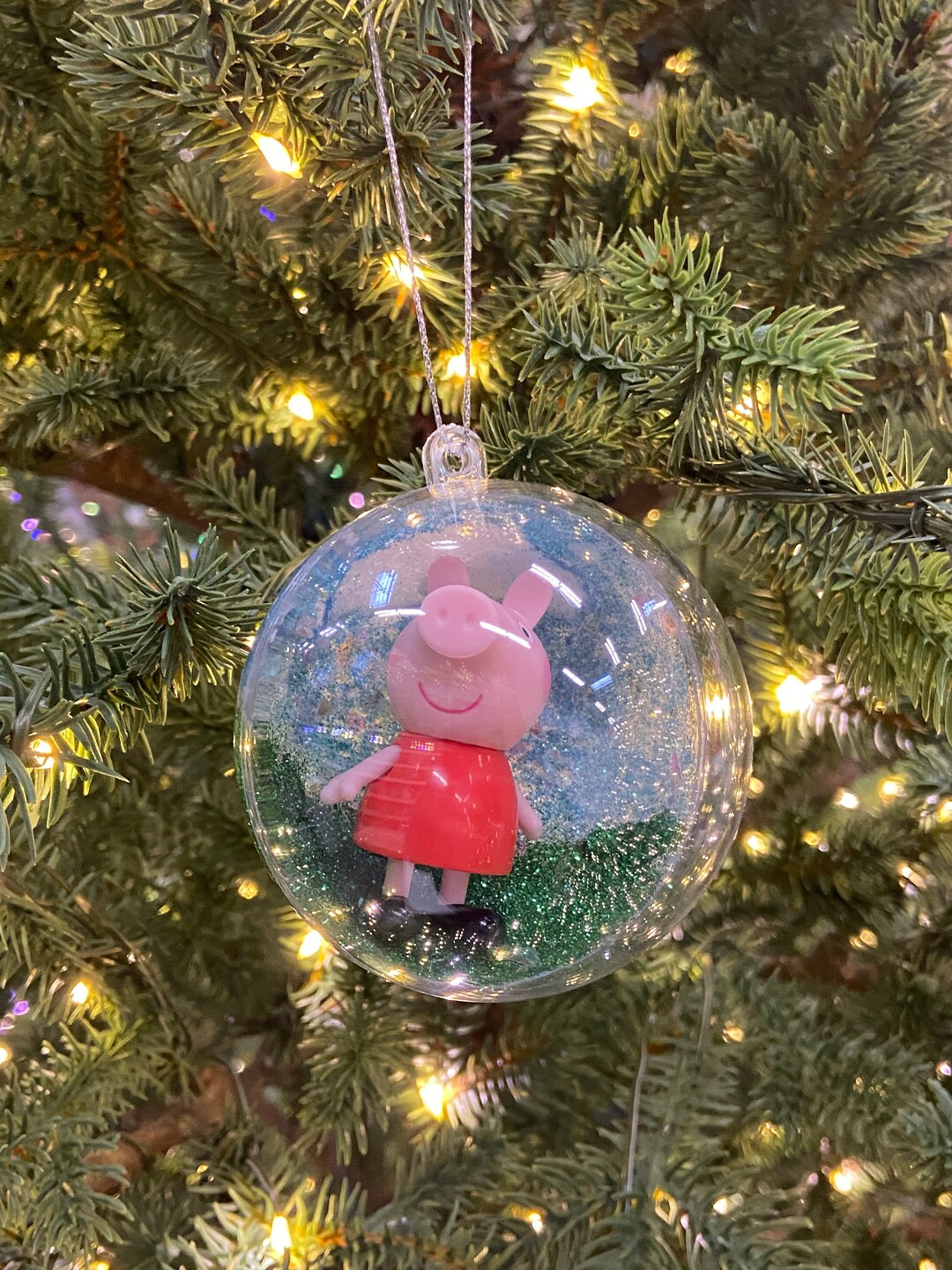 Peppa Pig Holiday Ornament Etsy