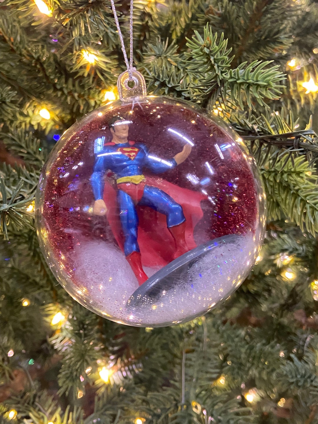 Man of Steel Superhero Ornament - Etsy