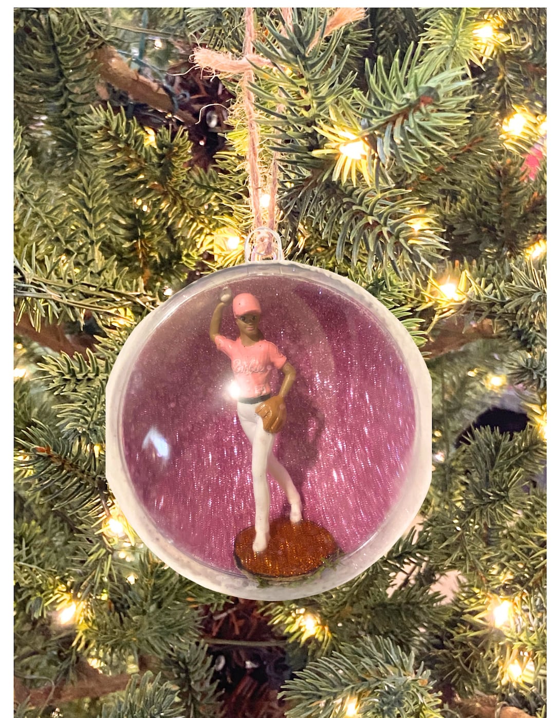 Barbie Custom Holiday Ornament Etsy