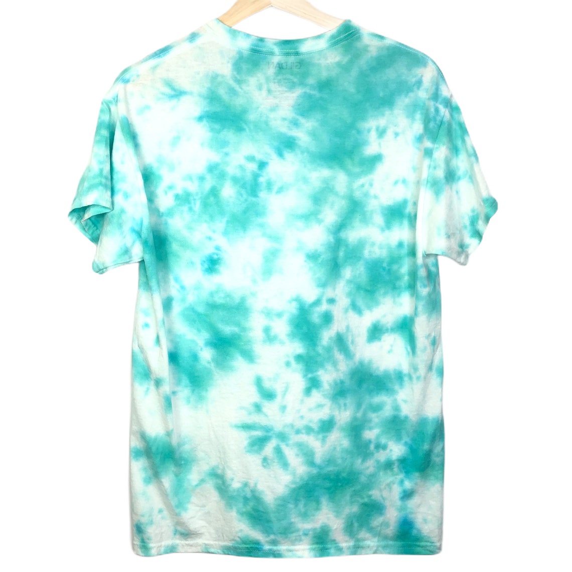Tie Dye Shirt Womens Tie Dye Shirt Summer Teal Tie Dye Shirt Etsy