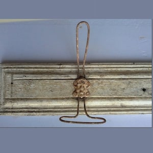 48&quot; Wooden clothes hanger, Vintage Italian wall hanger, Furniture Retro&#39;, Cottage Decor