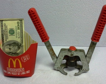 Vintage Bottle Cap Press, Cottage Decor