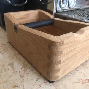 Oak knock box