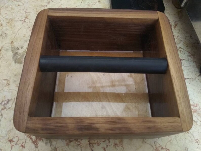 Espresso Knock Box Etsy