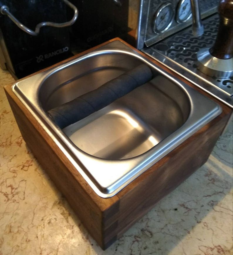 Knock box for espresso machine sale 10 off Etsy