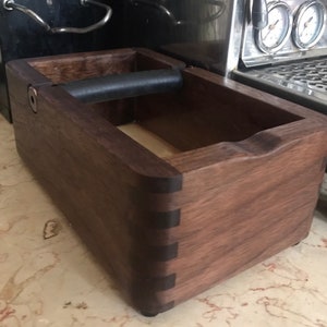 Wooden knock box 10% off