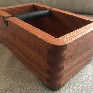 Mahogany knock box