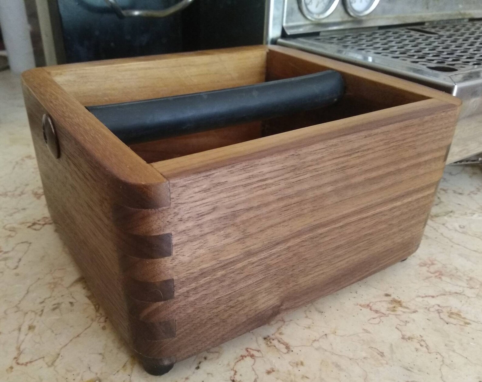 Espresso Knock Box Etsy