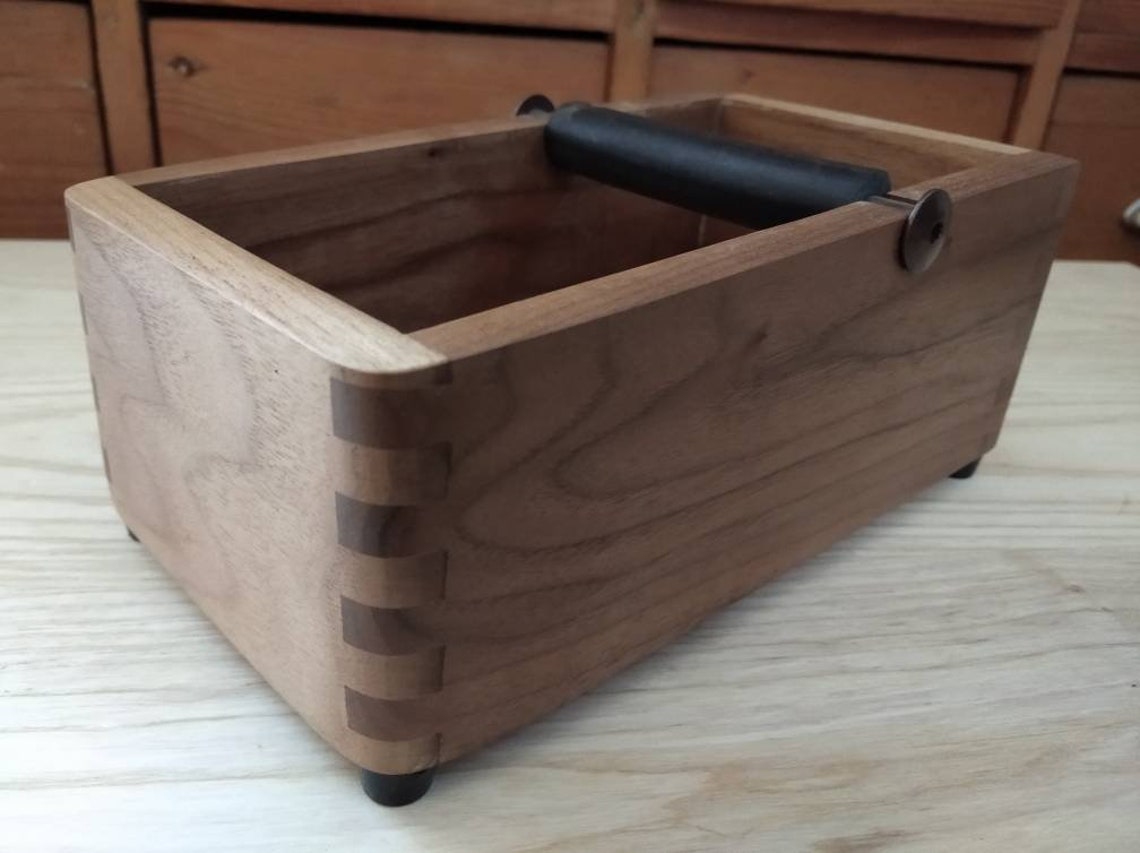 Wooden knock box Etsy