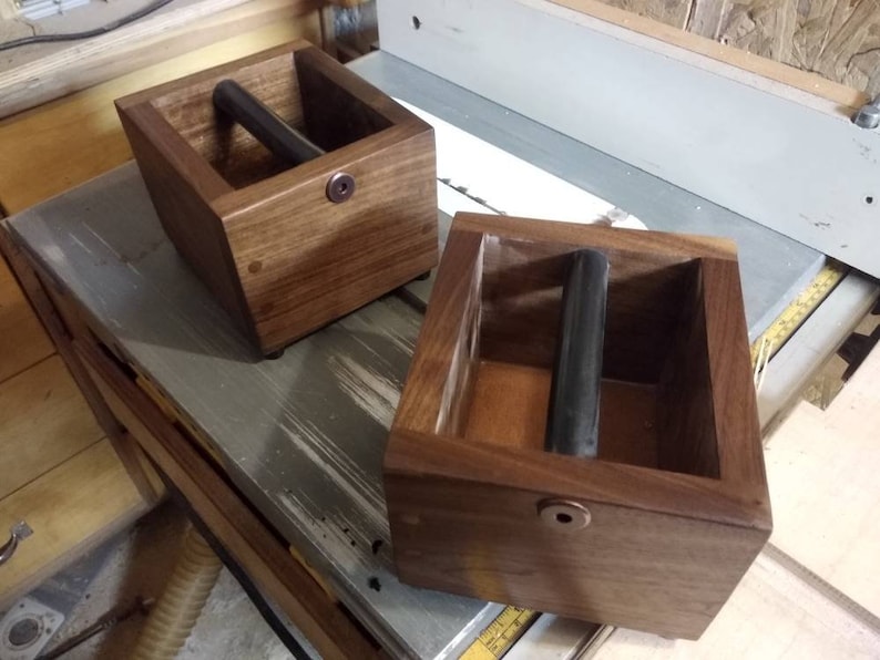 Wooden knock box for espresso machine Etsy