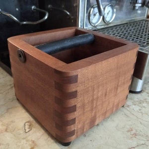 Mahogany knockbox