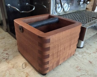 Mahogany knockbox