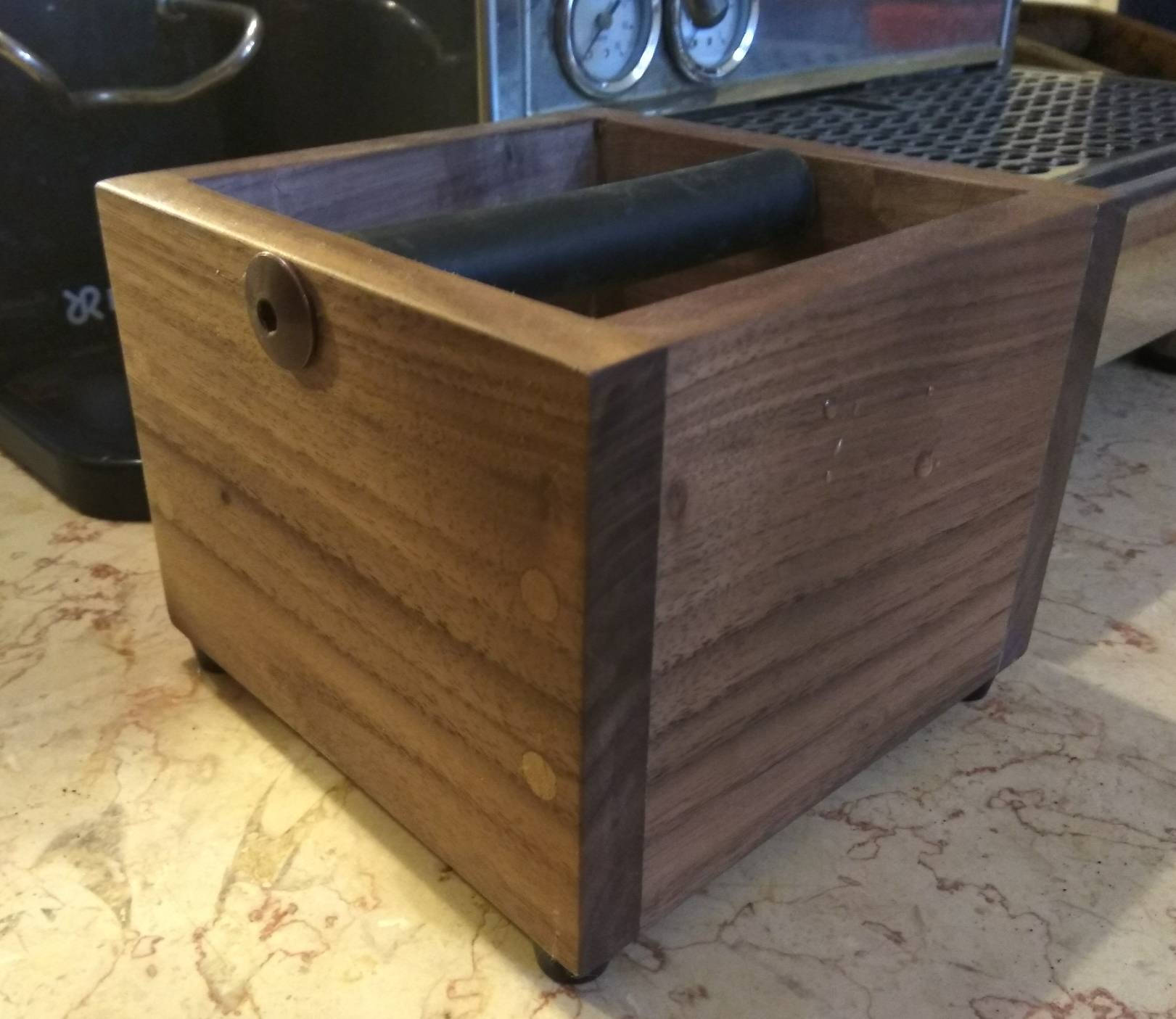 Wooden Knock box 10 off Etsy