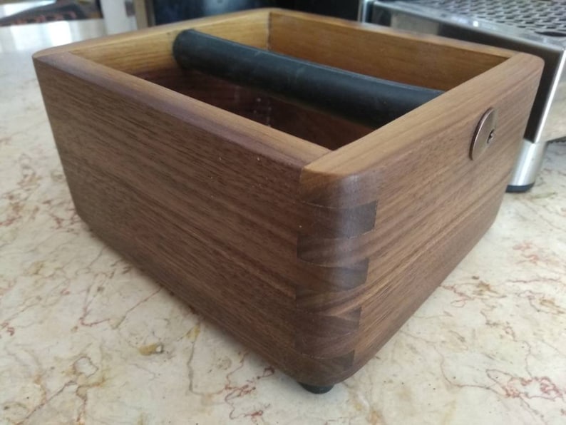 Espresso Knock Box Etsy