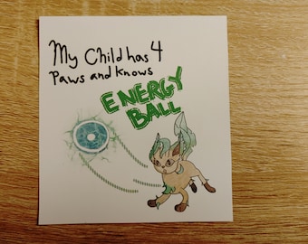 My Child Leafeon Sticker LARGE