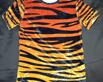 Tiger Stripe Velvet All-over-print Unisex T-shirt