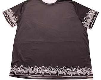 Camiseta unisex de poliéster y algodón con uniforme Yorha de Android 2B elegante de Nier Automata para cosplay