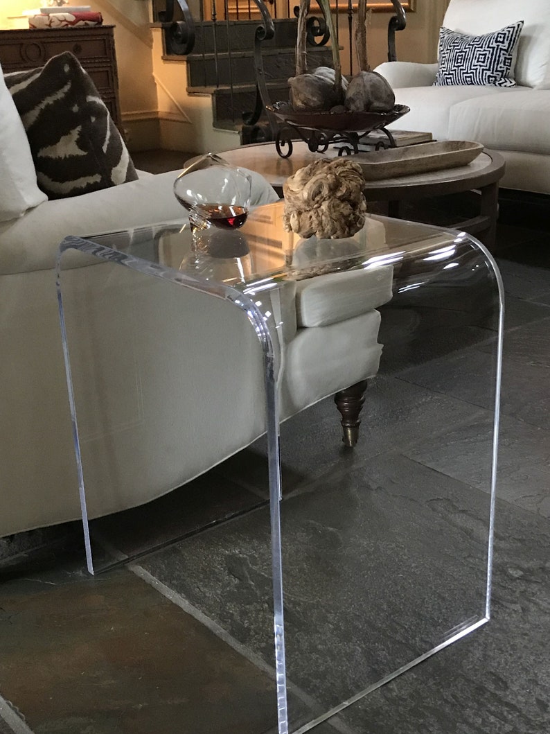 Acrylic End Table 20.5 Wide X 16 Deep X 22 Etsy