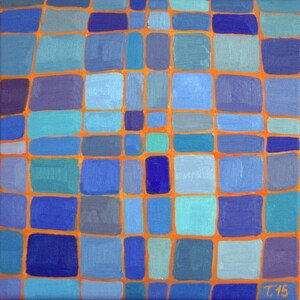 Abstract painting &quot;Summer&quot;