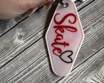 Roller Skate Hotel Keychain