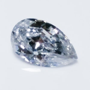 0.38ct Blue Diamond - Natuurlijke Losse LichtBlauwe Fancy Kleur Gia Peer Vorm Si2
