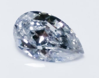 0.38ct Blue Diamond - Natural Loose Light Blue Fancy Color Gia Pear Shape Si2