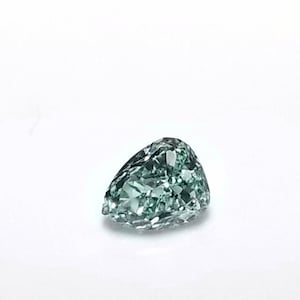 Real 0.23ct Natural Loose Fancy Green Top Color Diamond Gia Vs1 Pear Shape