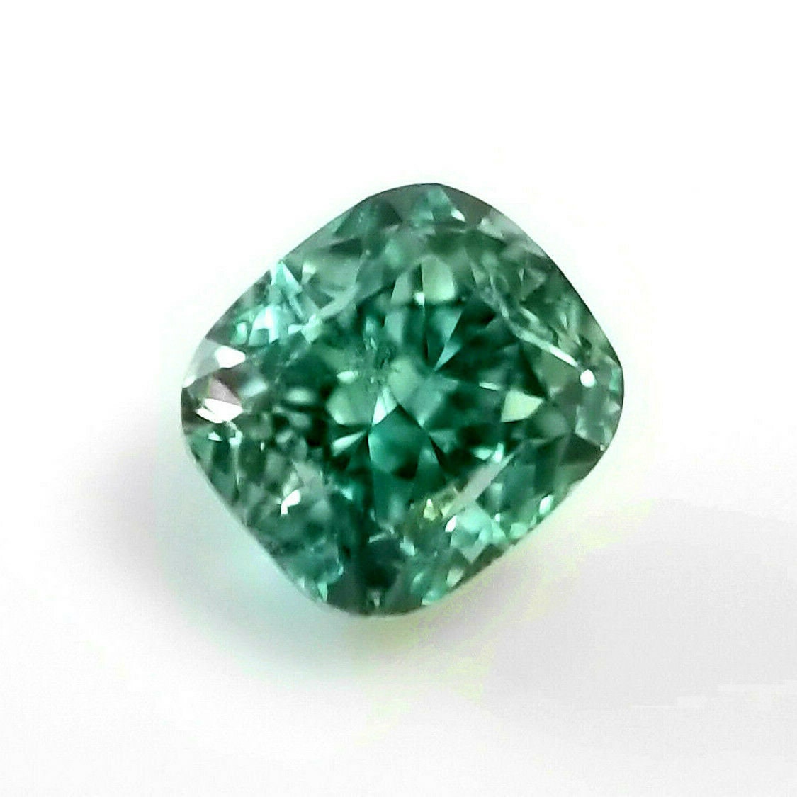 0.25ct Green Diamond Natural Loose Fancy Deep Blue Green Color Gia Vs2