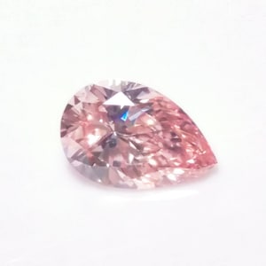 Pink Diamond - Vvs2 0.15ct Argyle Natural Loose Fancy Orangy Pink Gia Pear Shape