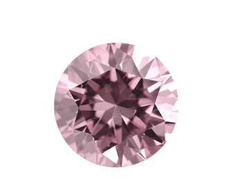Argyle Diamond 0.30ct Natural Loose Fancy Light Pink 8pp Color Diamond Round Si1
