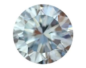 Blue Diamond - 0.13ct Natural Loose Fancy Gray Blue Round Gia Certified Vs1