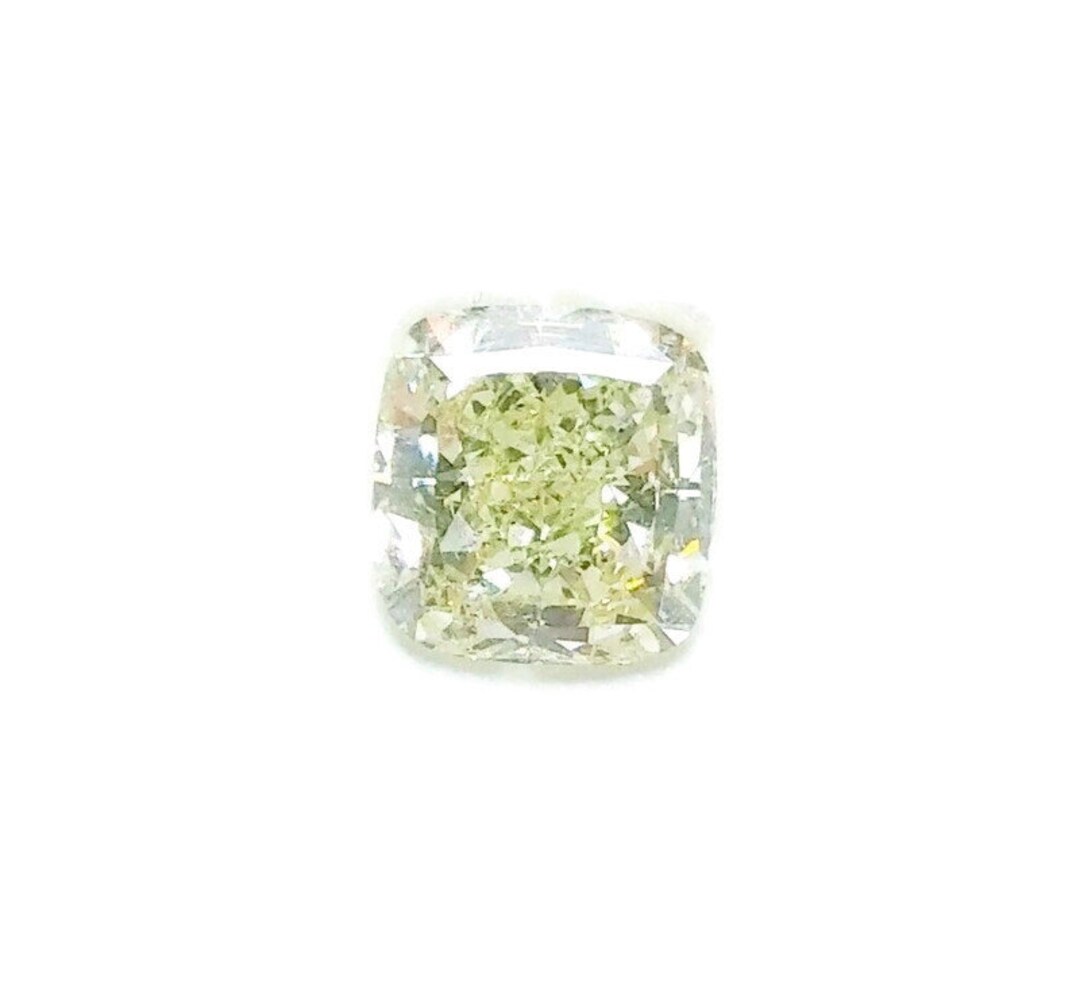 FANCY YELLOWISH GREEN 0.090ct VS-1ソーティング-