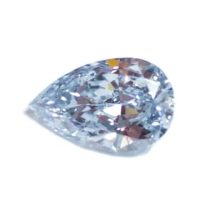 Blauwe Diamant - 0.46ct Natuurlijke Losse Fancy Lichtblauwe Kleur Gia Peer Vorm Vs2