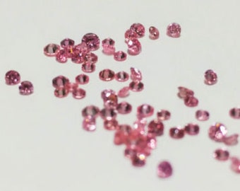 0.90ct Natural Loose Fancy Vivid / Intense Pink Diamonds Parcel Lot .01-.03