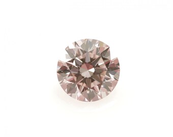 Argyle Pink Diamond - 0,26 ct Naturalny Luźny Fantazyjny Różowy Kolor Gia Vvs1 Okrągły