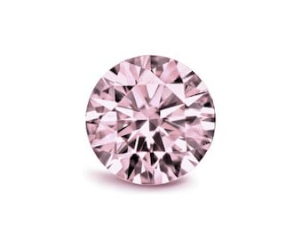 Rare Argyle 0.26ct Natural Loose Fancy Light Pink 7p Color Diamond Si2 Round