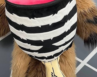 Carnivore SnackPack- Zebra Meat Themed Novelty BackPack