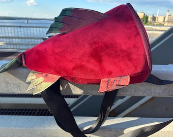 Carnivore SnackPack-  Half Fish Salmon Themed Novelty BackPack