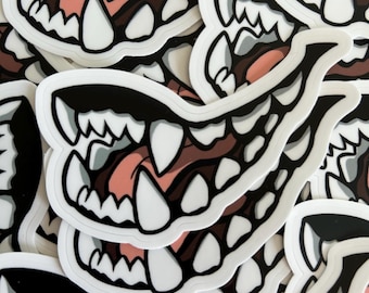 3" Sticker - "Smile” Maw